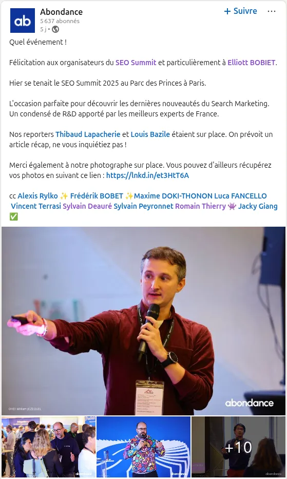 Témoignage de Abondance null