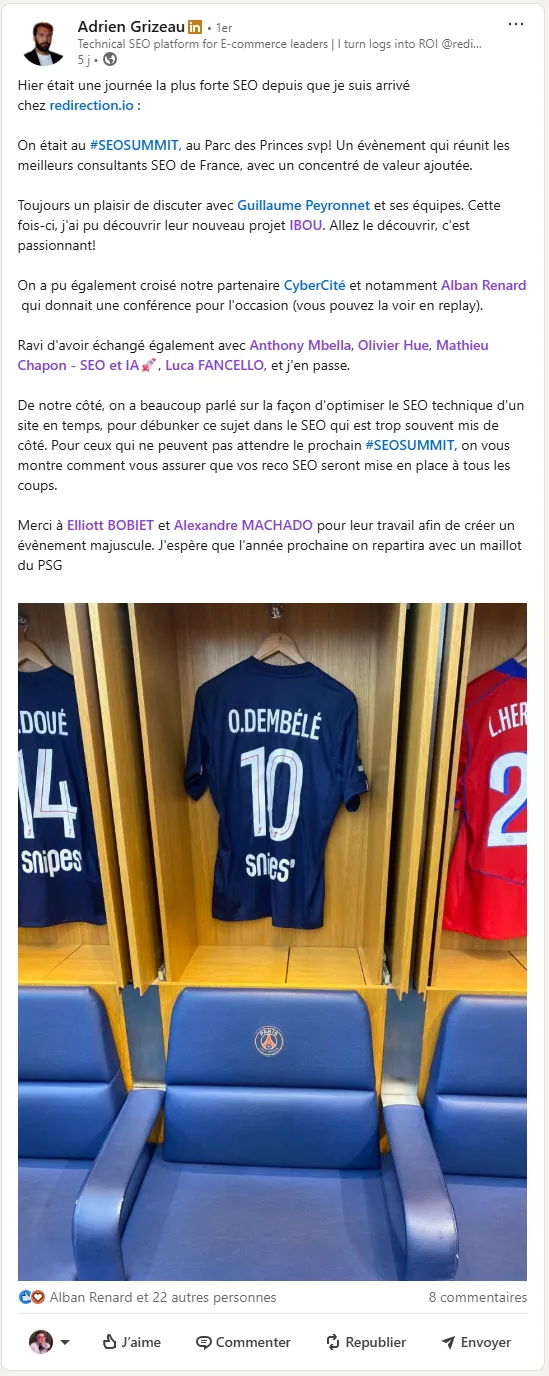 Témoignage de Adrien GRIZEAU