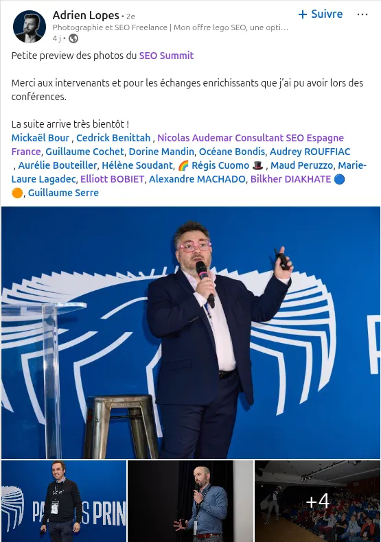 Témoignage de Adrien LOPES