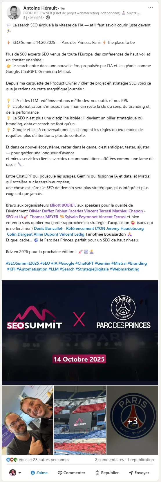 Témoignage de Antoine HÉRAULT