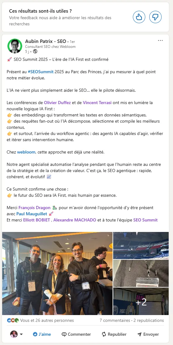 Témoignage de Aubin PATRIX