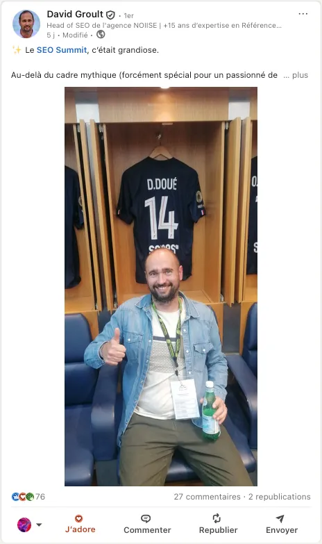 Témoignage de David GROULT