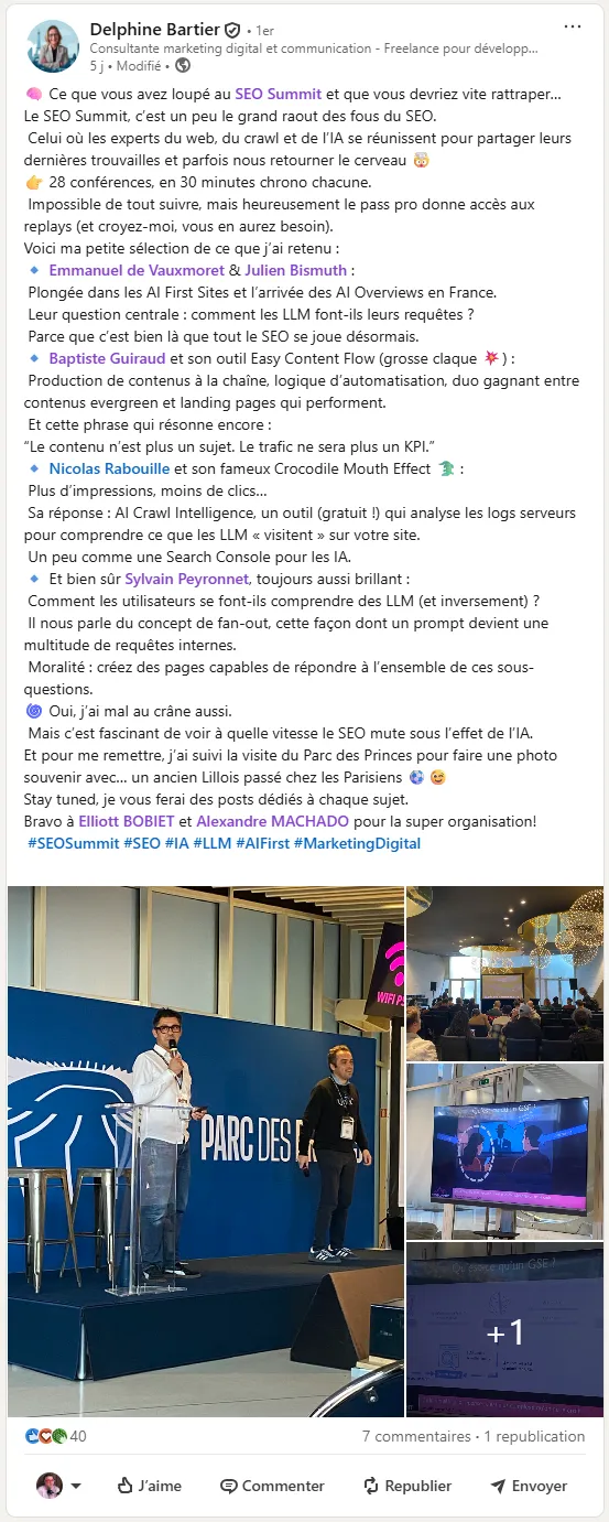 Témoignage de Delphine BARTIER