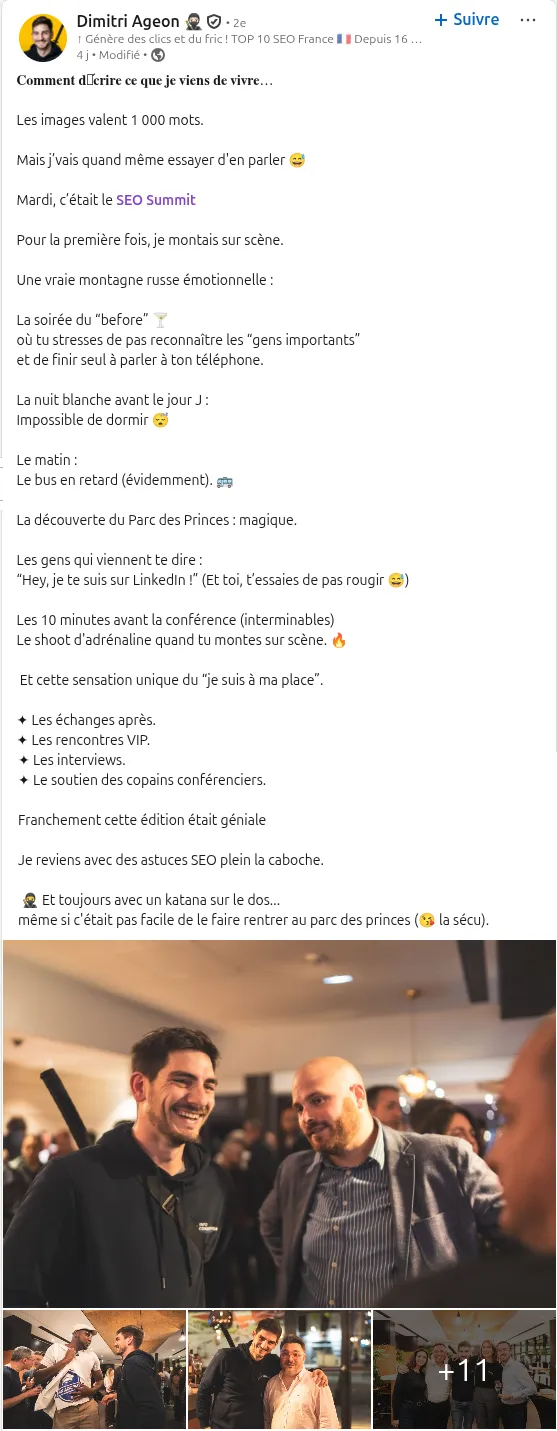 Témoignage de Dimitri AGEON