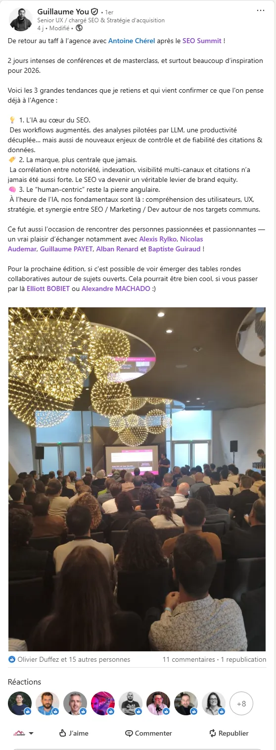 Témoignage de Guillaume YOU