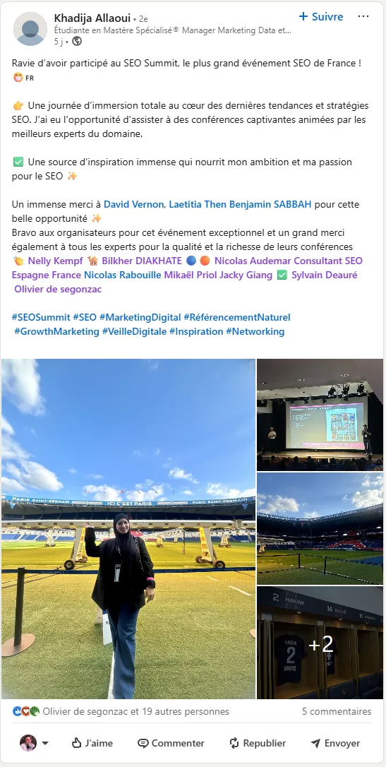 Témoignage de Khadija ALLAOUI