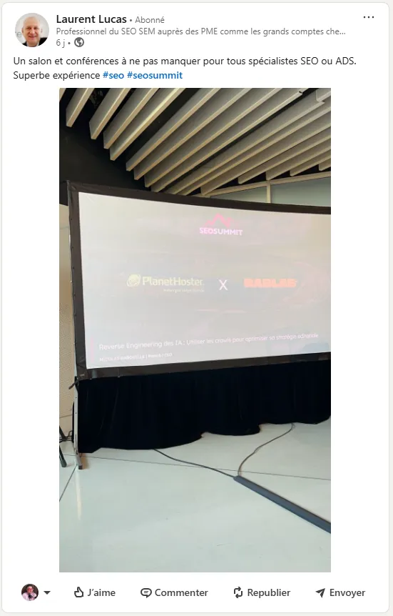 Témoignage de Laurent LUCAS