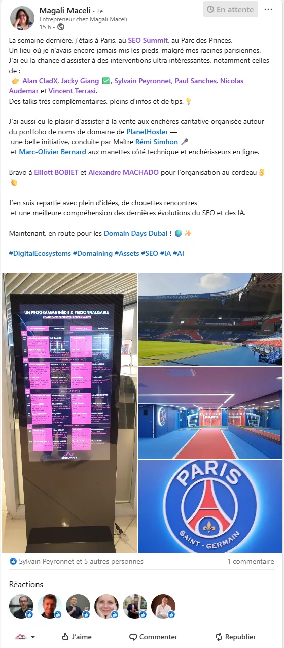 Témoignage de Magali MACELI