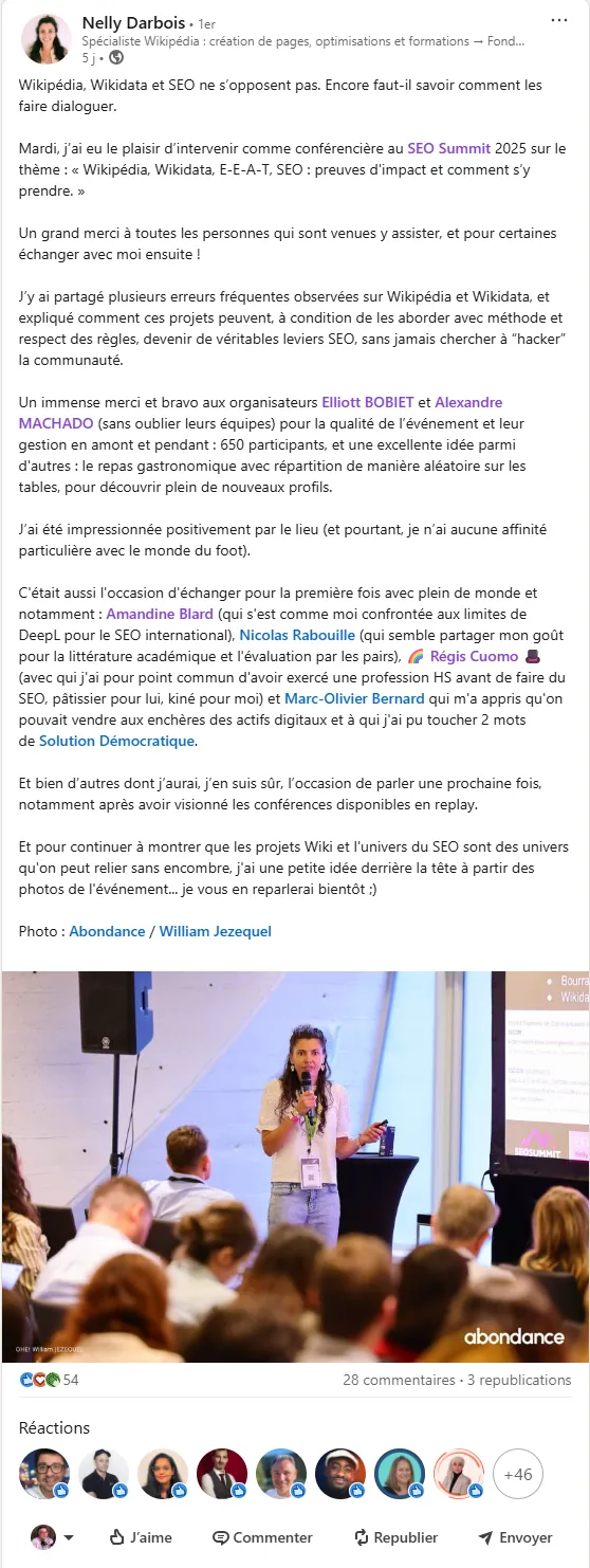 Témoignage de Nelly DARBOIS