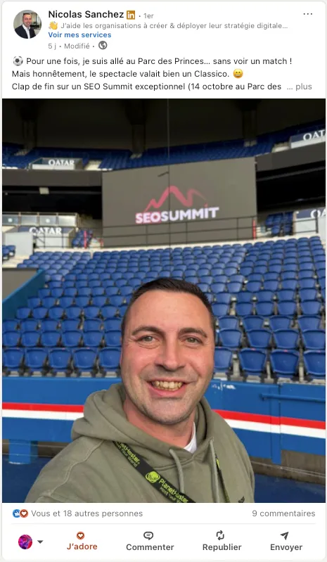 Témoignage de Nicolas SANCHEZ