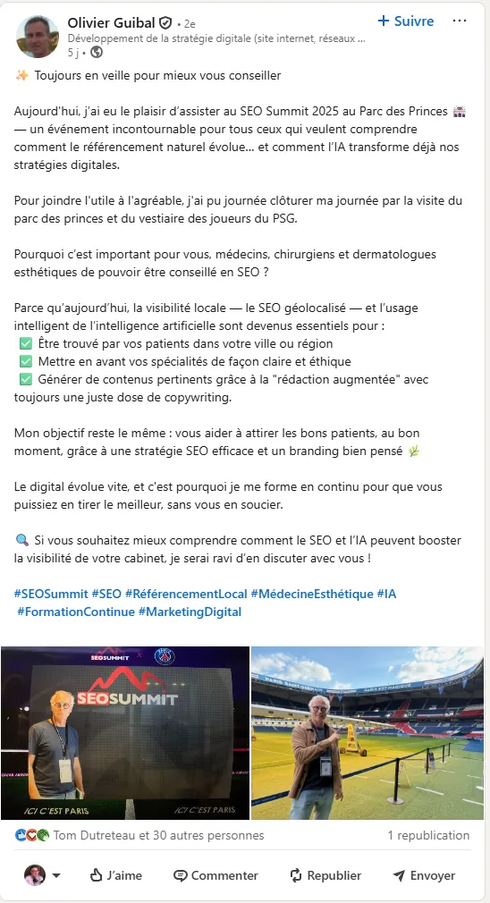 Témoignage de Olivier GUIBAL