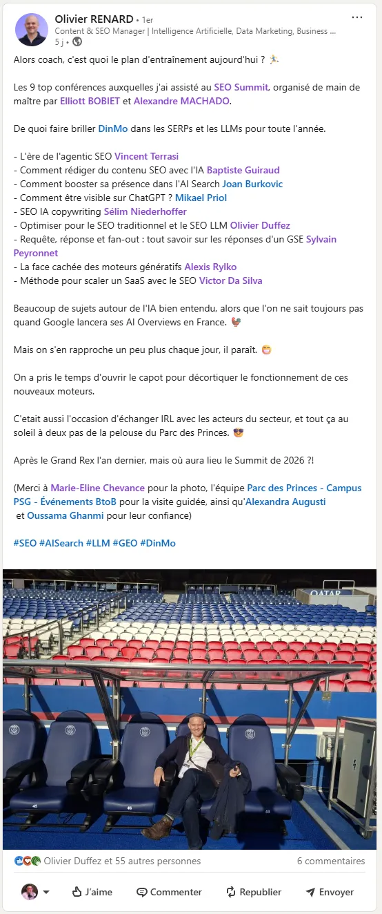 Témoignage de Olivier RENARD