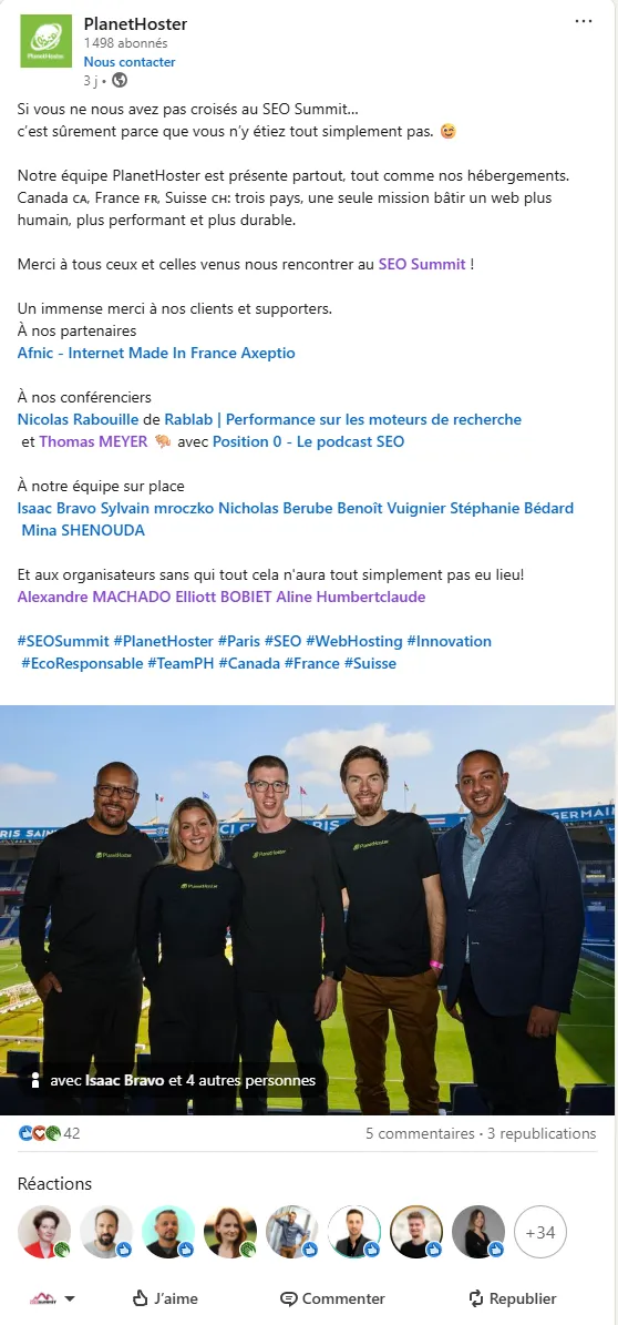Témoignage de Planethoster null