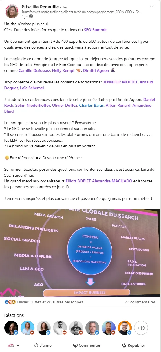 Témoignage de Priscillia PENAUILLE