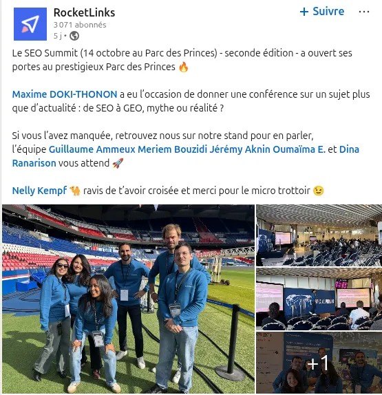 Témoignage de RocketLinks null