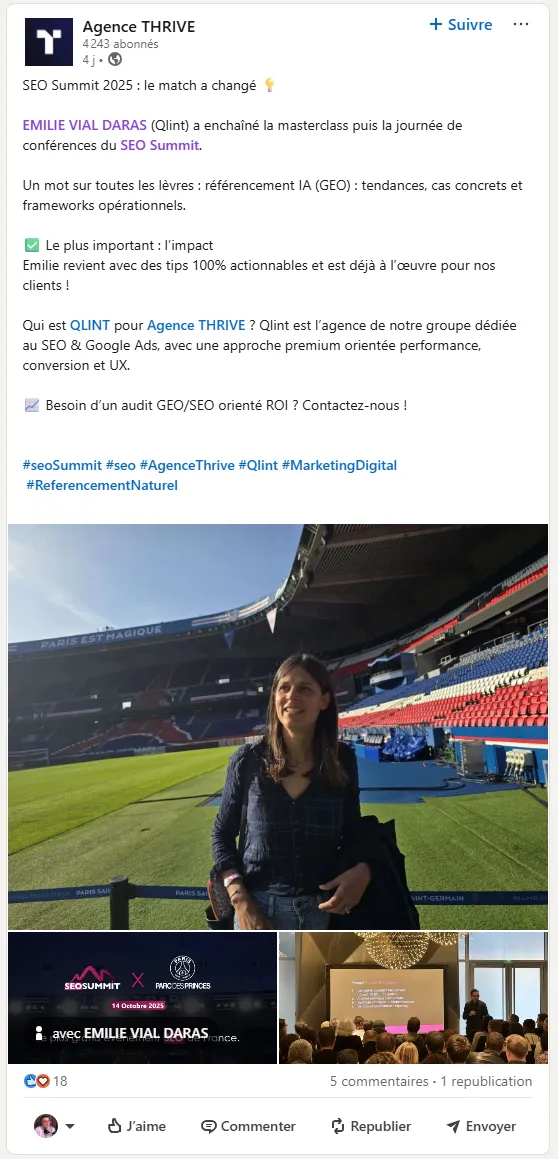 Témoignage de Thrive null