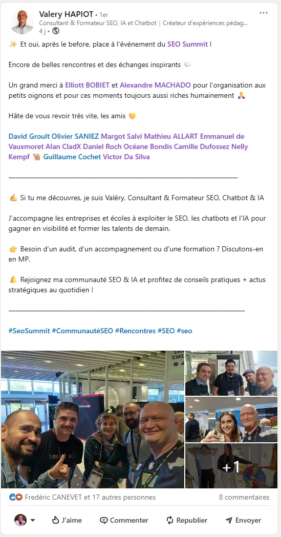 Témoignage de Valéry HAPIOT